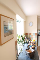 Well equipped spacious kitchen 